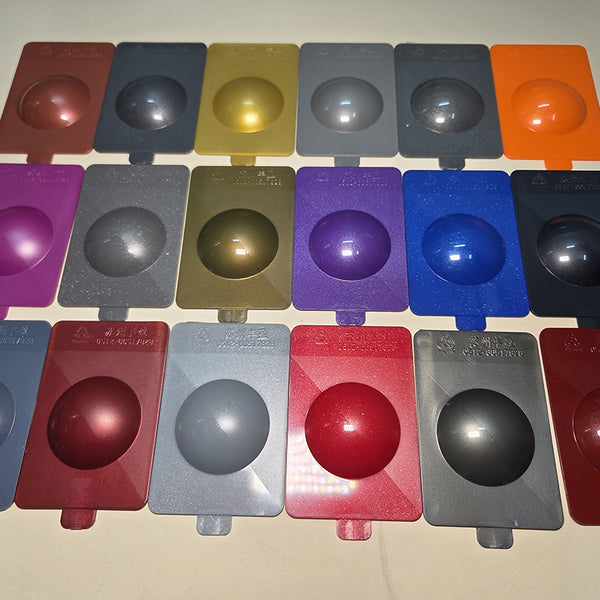 Customer customized unpainted plastic particle color board ...